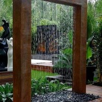 Outdoor rain shower