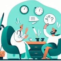 Interrupt the doctor constantly