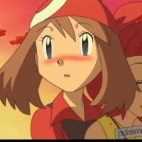 May blushing at Drew