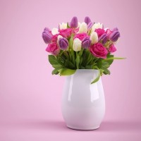 A bouquet of flowers