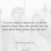 It never ceases to amaze me, we all love ourselves more than other people, but