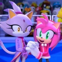 Amy Rose and Blaze the Cat