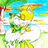 Miles "Tails" Prower and Cosmo