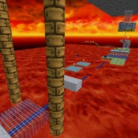 Bowser in the Fire Sea