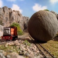 Rusty and the Boulder