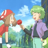 Drew giving 'her beautifly' a red rose