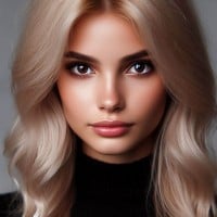 Blonde Hair Dark Brown Eyes