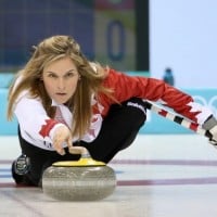 We always watch curling