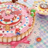 Peach's Birthday Cake