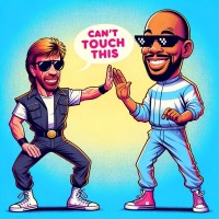 Chuck Norris can touch MC Hammer.