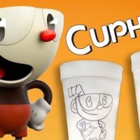 Drawing Cuphead IN REAL LIFE (on *actual* cups)!