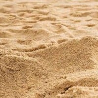 Spill sand all over the table