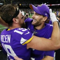 Kirk Cousins and Adam Thielen