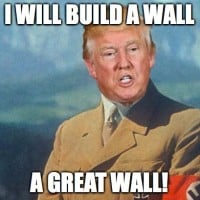 "I will build a great, great wall on our southern border, and I will make
