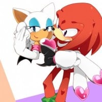 Knuckles the Echidna and Rouge the Bat