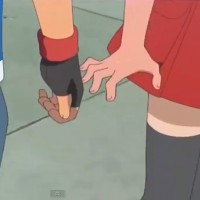 When she tried to hold Ash's hand (Ep. 59)