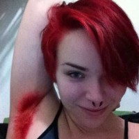 Painted Armpit Hair
