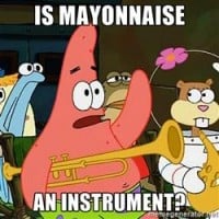 Is mayonnaise an instrument?
