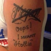 Give yourself a stick and poke tattoo