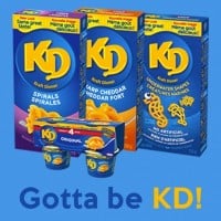 All we eat is Kraft dinner