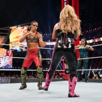 Nia Jax and Shayna Baszler vs Natalya and Tamina (Women's Tag Team Championship)
