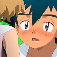 When she thought Ash was confessing his love to her when he was about to collapse (XYZ Ep. 22)