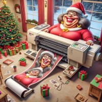 Yo mama so fat, I took a picture of her last Christmas, and it's still printing.