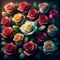 When giving her a dozen roses