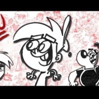 100 Layers of Cartoons (ft. Nicktoons: Fairly OddParents, Danny Phantom, TUFF PUPPY, & Bunsen)