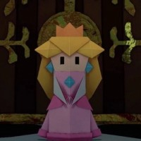Origami Princess Peach