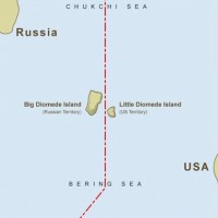 USA - Russia (Diomede Islands)