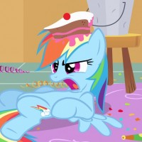 Evil Rainbow Dash