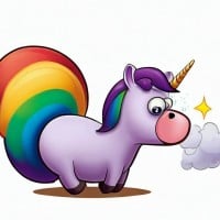 I may or may not have farted out a rainbow, because I'm a unicorn!