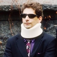 Someone Wearing A Neck-Brace