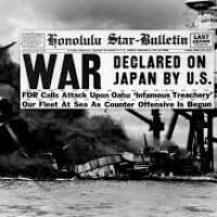 The bombing of Pearl Harbor was what made the United States join World War II