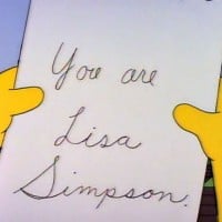 You are Lisa Simpson. - Lisa's Substitute