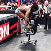 Kofi Kingston Announcer's Chair Save
