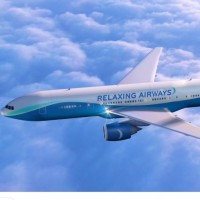 Ride in an airplane without TV or electronic devices