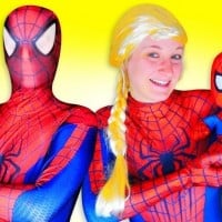 Spiderman and Elsa