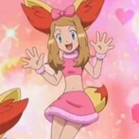 When she wore the Fennekin outfit. (Ep. 21)