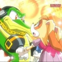 Vanilla the Rabbit and Vector the Crocodile