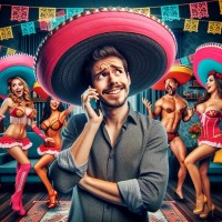 Ask if they will confirm their order of exotic Mexican dancers for a bachelor party.