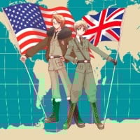 America (Alfred F. Jones) & England (Arthur Kirkland) - Axis Powers Hetalia