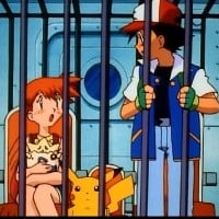 Team Rocket accusing them of being a couple and both Ash and Misty stare at