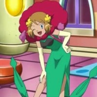 When she wore the Florges outfit and stuck her butt out. (Ep. 82)