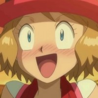 When she freaked out at Miette when she teased Serena about stealing Ash. (Ep. 79)