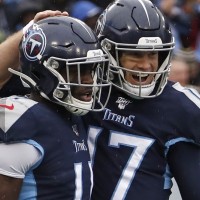 Ryan Tannehill and A.J. Brown