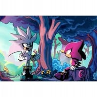 Silver the Hedgehog and Espio the Chameleon