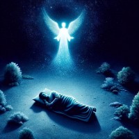 I sent an angel to look over you at night