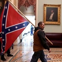 Supporting a violent insurrection against the country